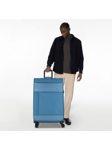 Jump Monthélys 4 Rollen Trolley 78 cm mit Dehnfalte blue