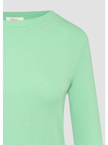 s.Oliver T-Shirt langarm in Grün