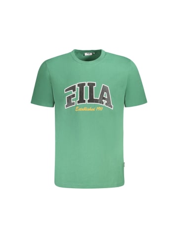 Fila Grünes Baumwoll-T-Shirt