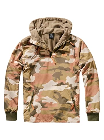 Brandit Windbreaker in wood camo