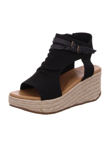 Blowfish Keilsandalette in schwarz