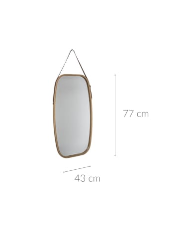 5five Simply Smart Hängespiegel in Braun, 43 x 77 cm