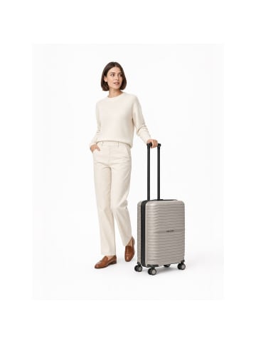 Stratic Shine 4 Rollen Kabinentrolley 55 cm taupe