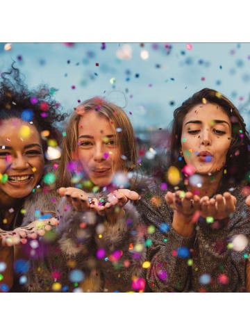 relaxdays Konfetti in Bunt - 1kg