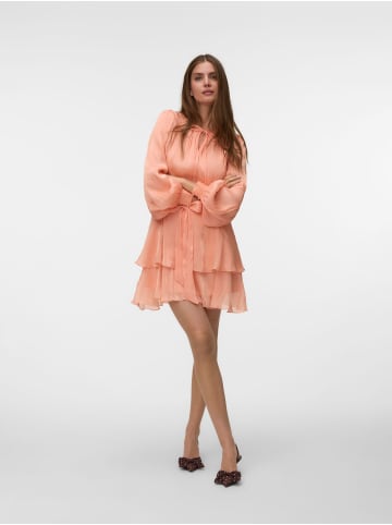 Vero Moda Kleid in Orange Chiffon