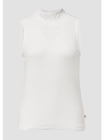 QS T-Shirt in 0200_ecru