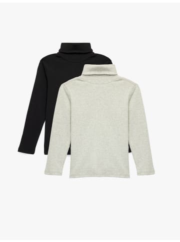 KOTON TSHIRT LS in Schwarz