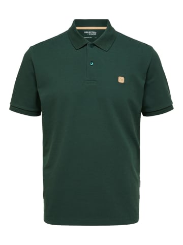SELECTED HOMME Poloshirt SLHDANTE in Grün