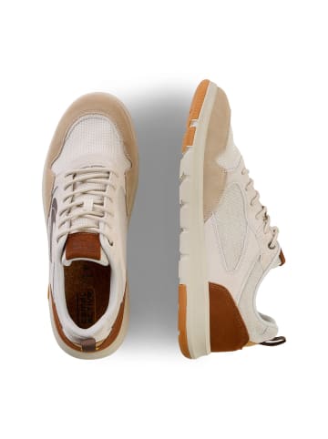 Camel Active Leichte Sneaker aus Leder und Textil in Beige