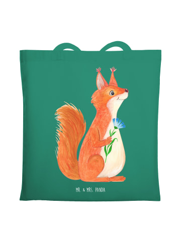 Mr. & Mrs. Panda Schultasche Eichhörnchen Blume ohne Spruch in Mint