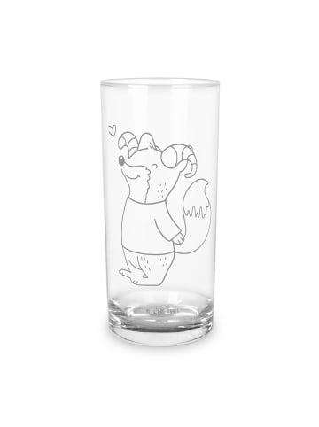 Mr. & Mrs. Panda Blümchentailglas Widder Astologie ohne Spruch in Transparent