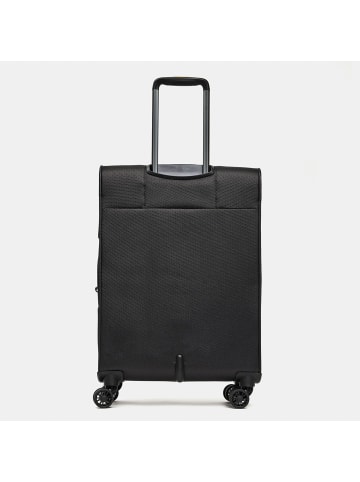Mandarina Duck Zephyr 4 Rollen Trolley M 67 cm mit Dehnfalte in black