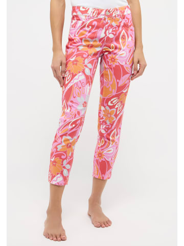 ANGELS  7/8 Hose Hose Ornella mit Blumen-Print in KORALLE