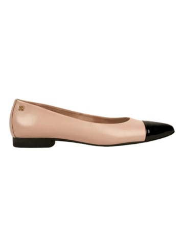 Paul Green Ballerinas in Schwarz/Beige