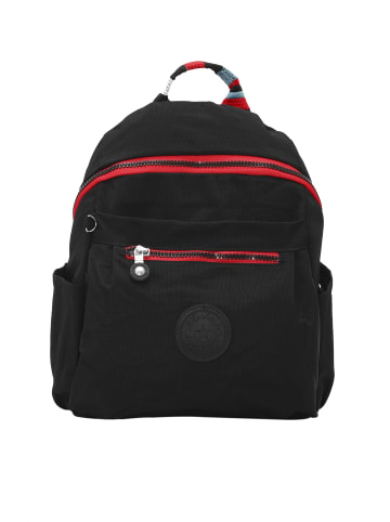 Mindesa Damen Rucksack in Schwarz Mehrfarbig