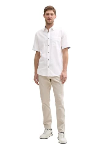 Tom Tailor Halbarmhemd in white