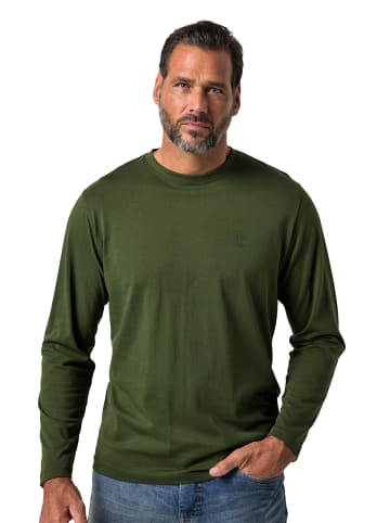 JP1880 Kurzarm T-Shirt in oliv