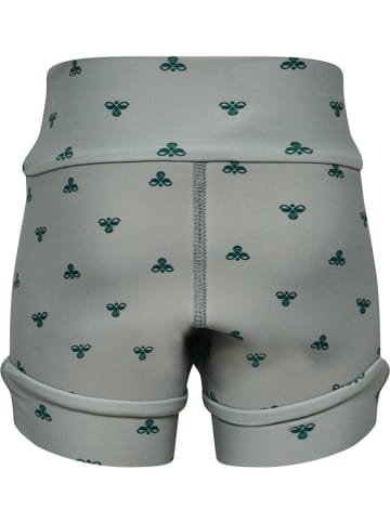 Hummel Kinder Badeshort "Hmlmini Neoprene Aop Swim Shorts" in Grün