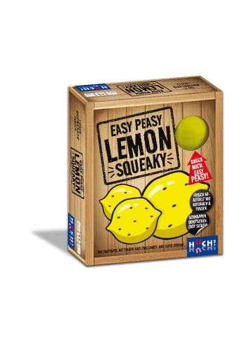 HUCH! Partyspiel Easy peasy lemon squeaky in Bunt