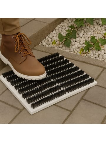 relaxdays Schuhabstreifer in Grau