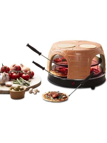 Emerio Pizza-Ofen, PIZZARETTE PO-116124.1 für 8 Personen Mini-Pizza