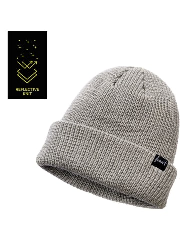 Brandit Mütze "Forvert Vail Reflective Beanie" in Grau