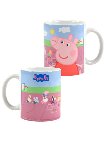 United Labels Peppa Wutz Tasse - Spielfeld  320 ml in Mehrfarbig