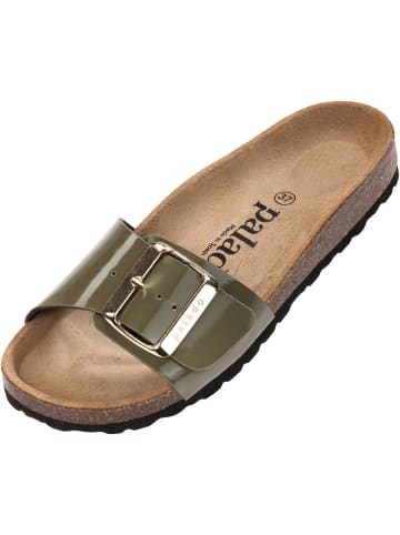 Palado Pantoletten Malta EGS Lack in Khaki