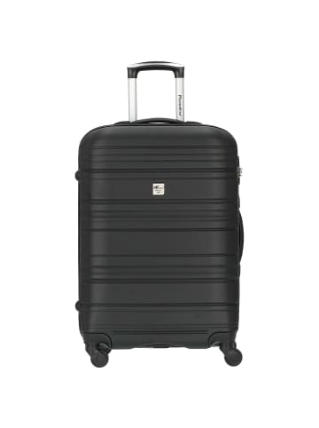Paradise by CHECK.IN Santiago - 4-Rollen-Trolley 66 cm (rot) in schwarz