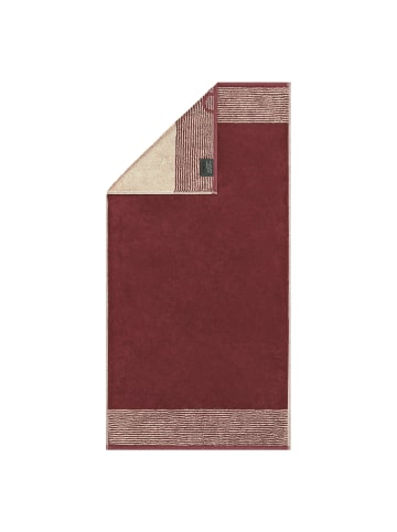 Cawö Cawö Handtücher Luxury Home Two-Tone 590 bordeaux - 23 in bordeaux - 23