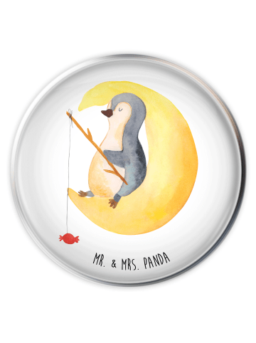 Mr. & Mrs. Panda Stöpsel Pinguin Mond ohne Spruch in Weiß