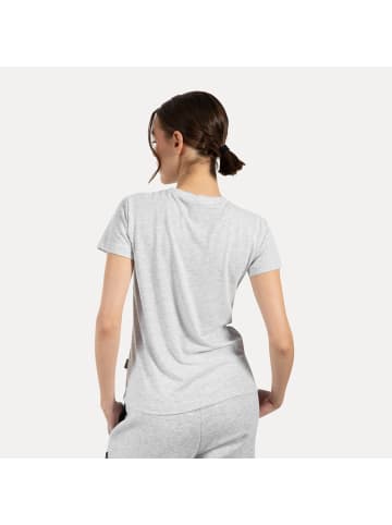 SMILODOX T-Shirt Laurena in Grau Melange