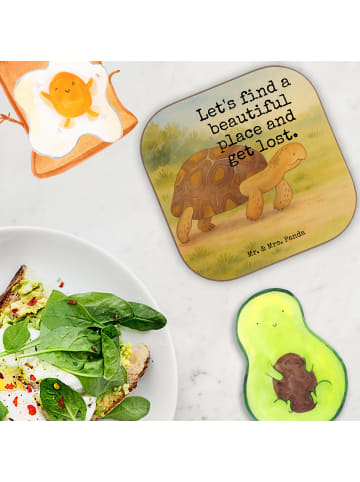 Mr. & Mrs. Panda Tischuntersetzer Schildkröte MHerzieren Design... in Weiß