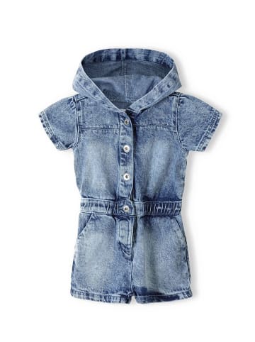 Minoti Playsuit front 9 in blue denim