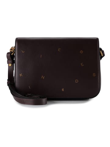 LIEBESKIND BERLIN Dancing Letters Umhängetasche S Leder 23 cm in burgundy