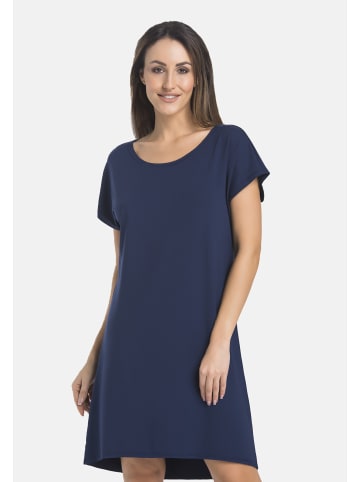 Teyli A-Linien geschnittenes Damen-Nachthemd Luzi in blau