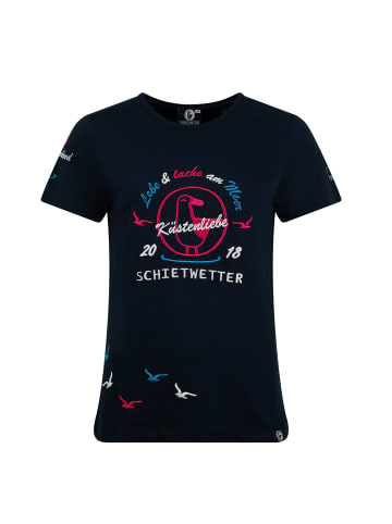 SCHIETWETTER T-Shirt "Hanni Herzstück" in navy