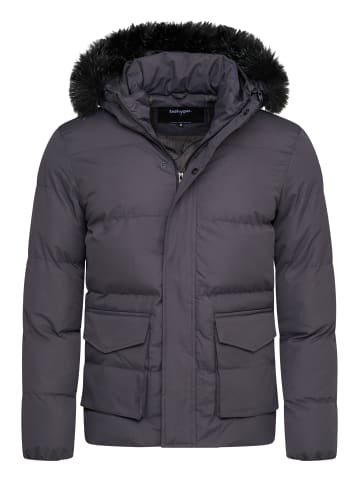 behype Winterjacke BHADLYR in dunkelgrau