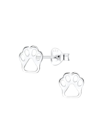 Alexander York Ohrstecker PFOTE cut-out in 925 Sterling Silber, 2-tlg.