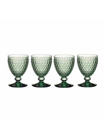 Villeroy & Boch 4er Set Rotweingläser Boston Coloured in – 310 ml in Grün