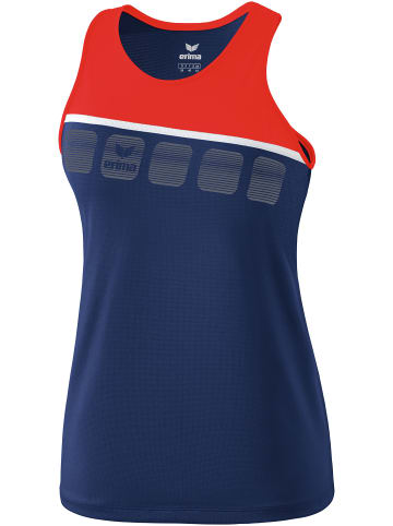 erima 5-C Tanktop in new navy/rot/weiss