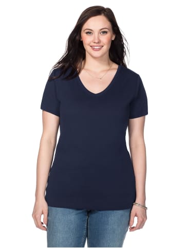 sheego T-Shirt in marine