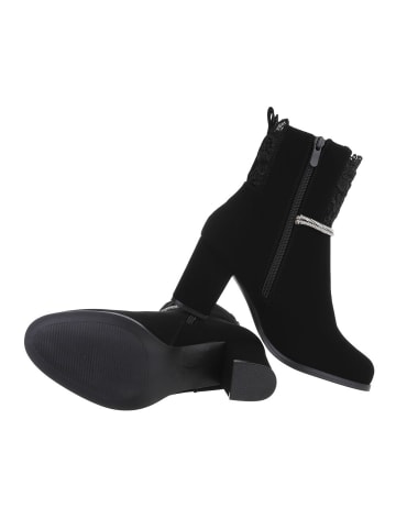 Ital-Design Stiefelette in Schwarz