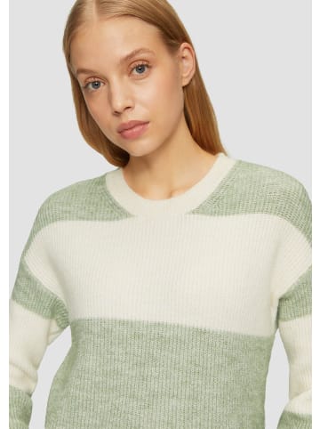 QS Strickpullover langarm in Grün