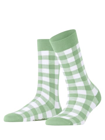 Burlington Vichy Socke in Quiet gree