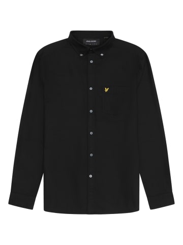 Lyle & Scott Langarmhemd in Schwarz