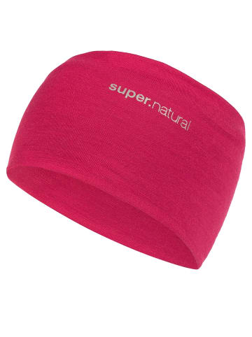 super.natural Merino Stirnband in pink