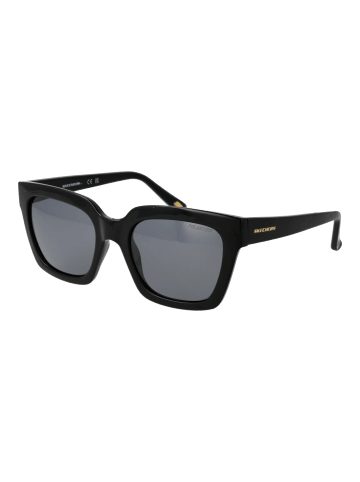 Skechers Damen Sonnenbrillen Quadrat Schwarz