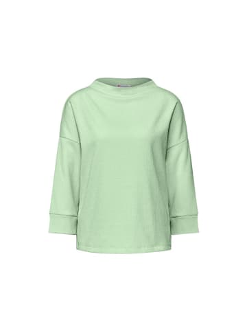 Street One Sweatshirt in gleam green mel.