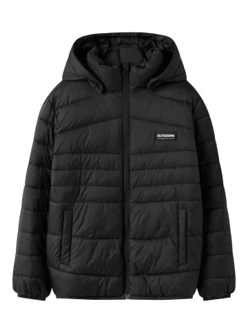 name it Leichtsteppjacke NKMMARBLE JACKET PB in black